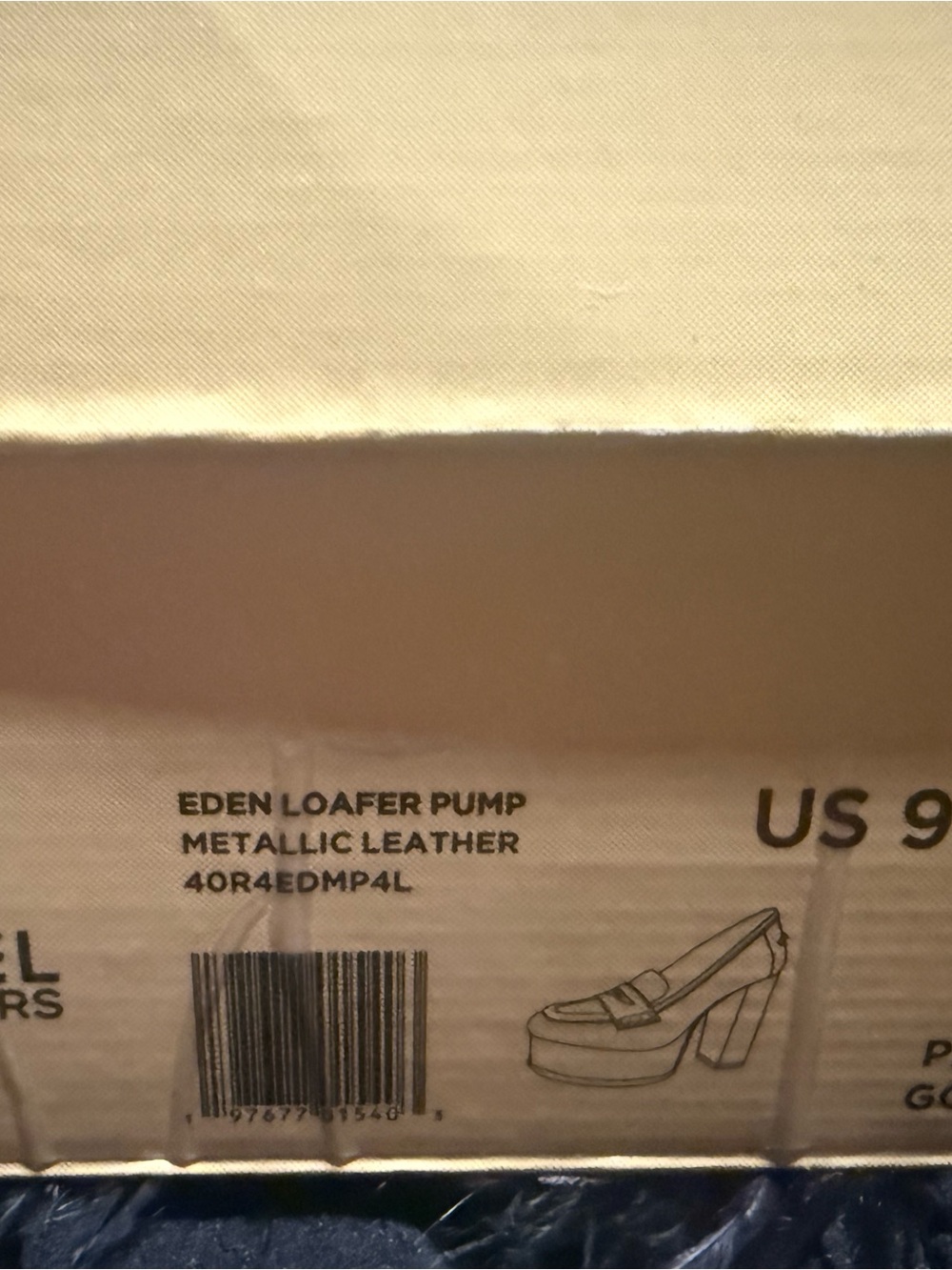 Michael Kors Eden Loafer Pump in Metallic Gold